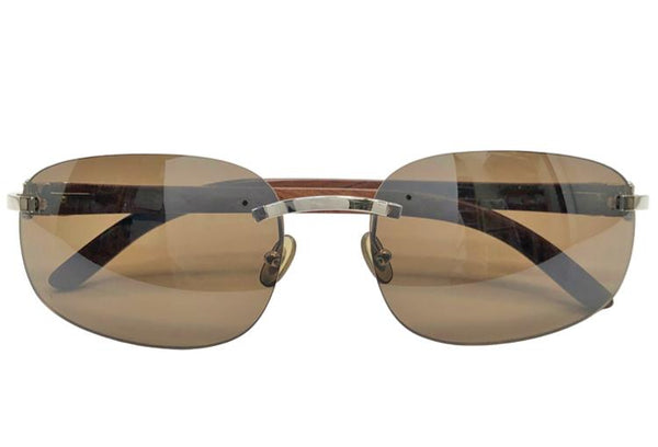 Cartier C Decor "Gator" Wood Platinum